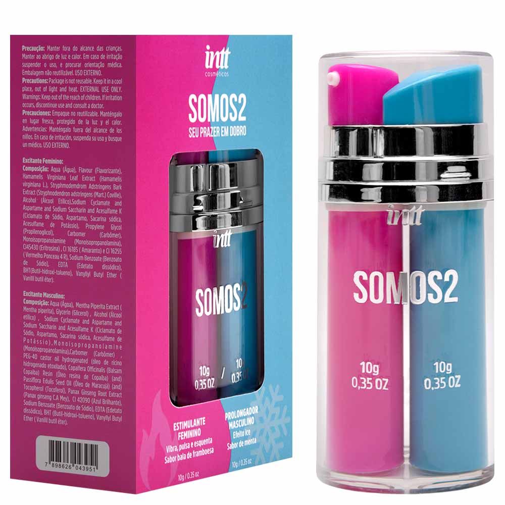 Somos2 Excitante Para Casal 2 X 10G Intt