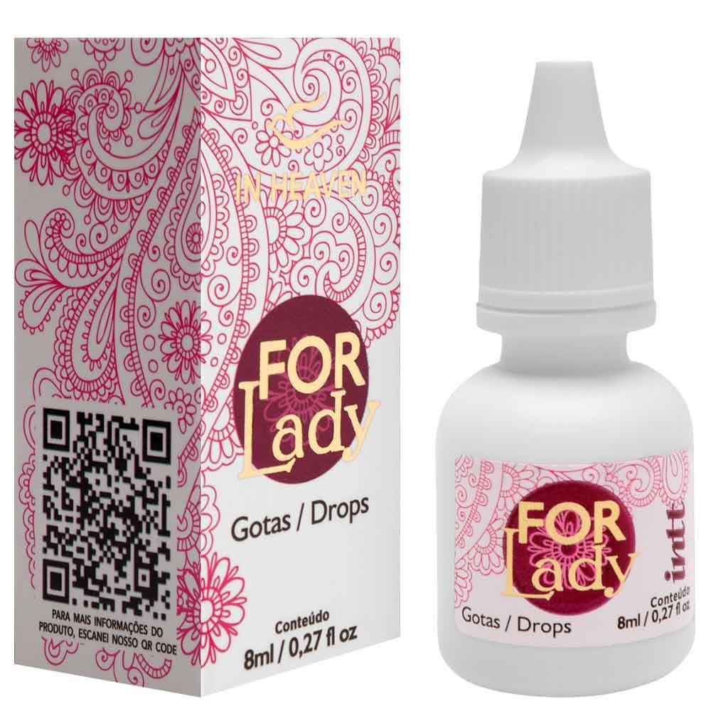 For Lady Excitante Feminino Efeito Hot 8Ml Intt
