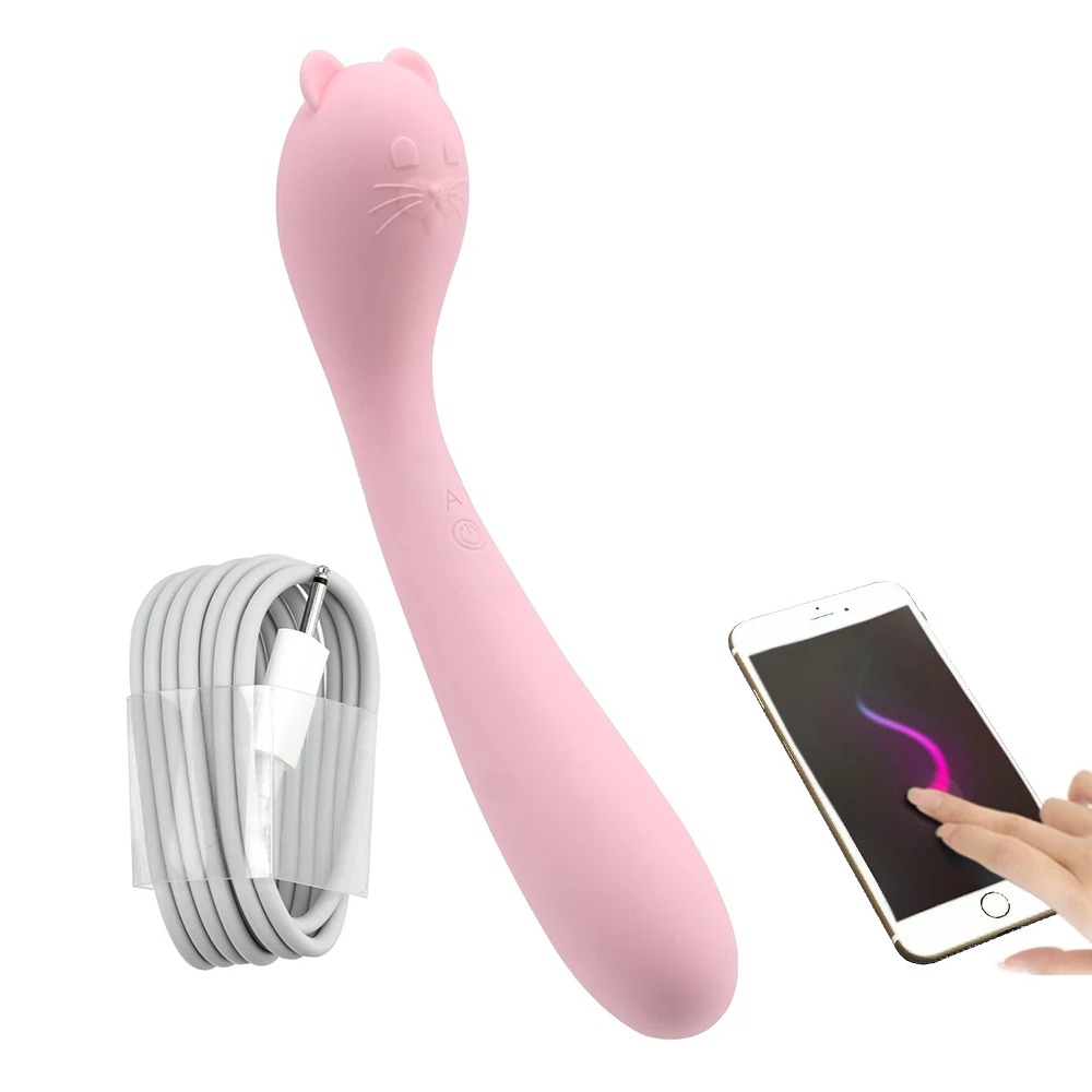 Vibrador de Gatinho via Aplicativo Pub - Rosa