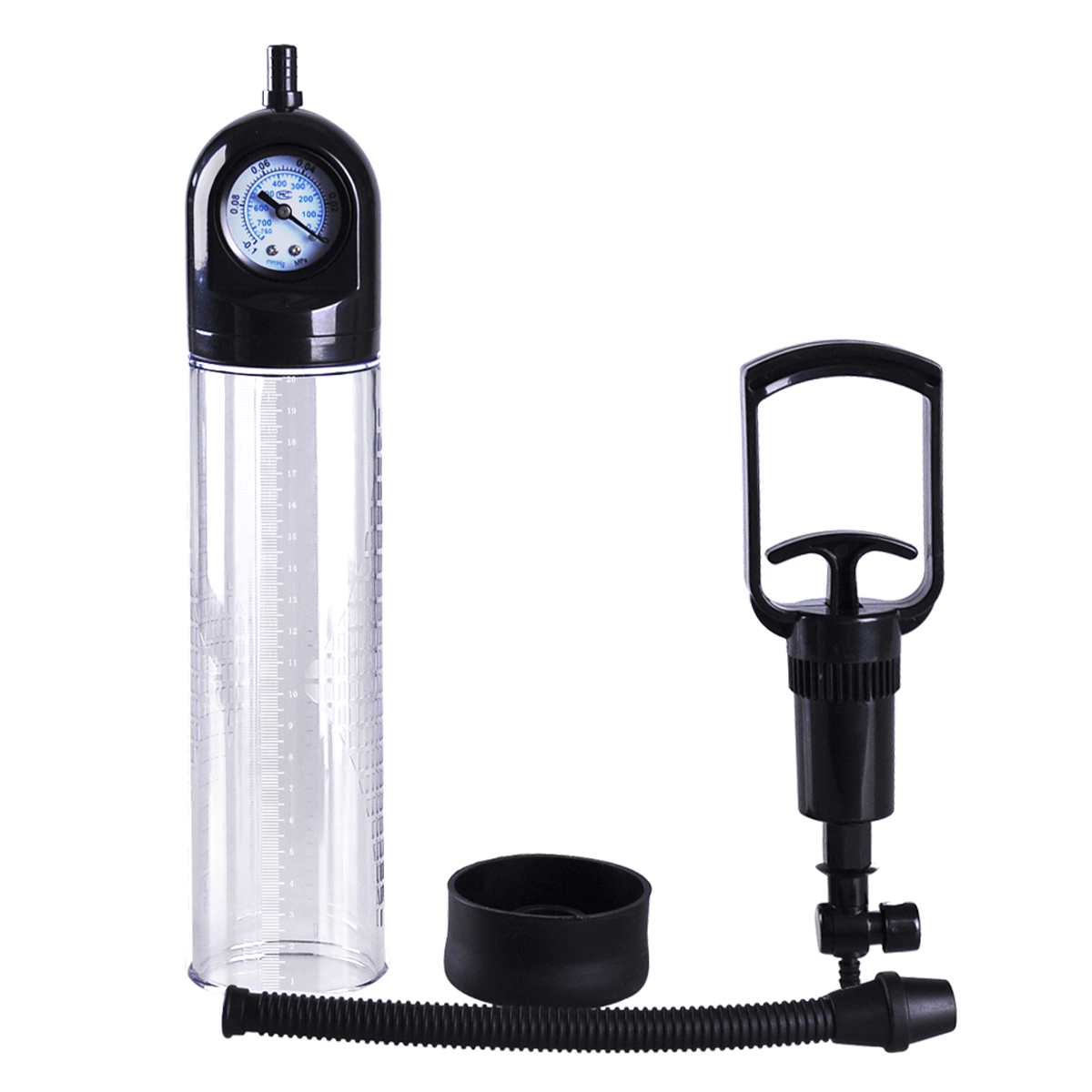 Bomba Peniana Manual com Medidor e Alça - 图片 2