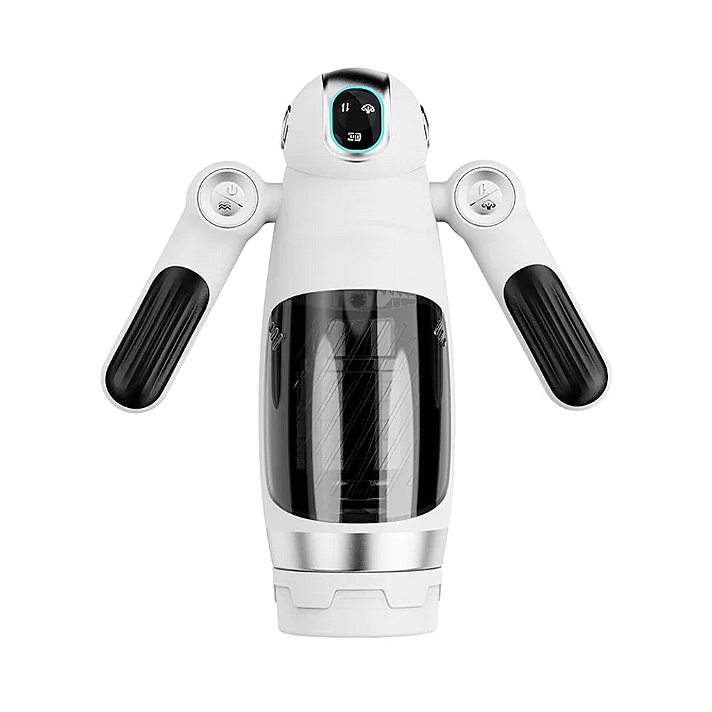 Masturbador Masculino Formato de Robô com Sobe e Desce