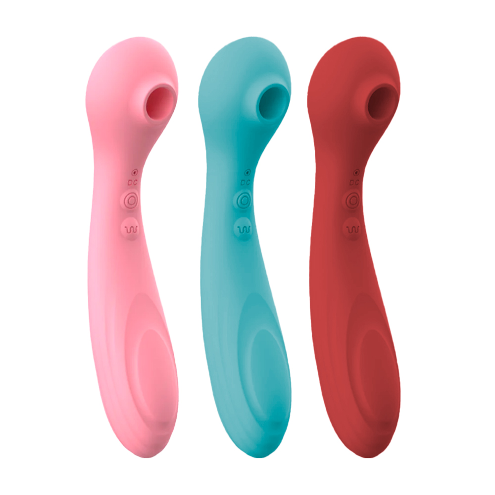 Vibrador Texturizado com Sugador de Clitóris