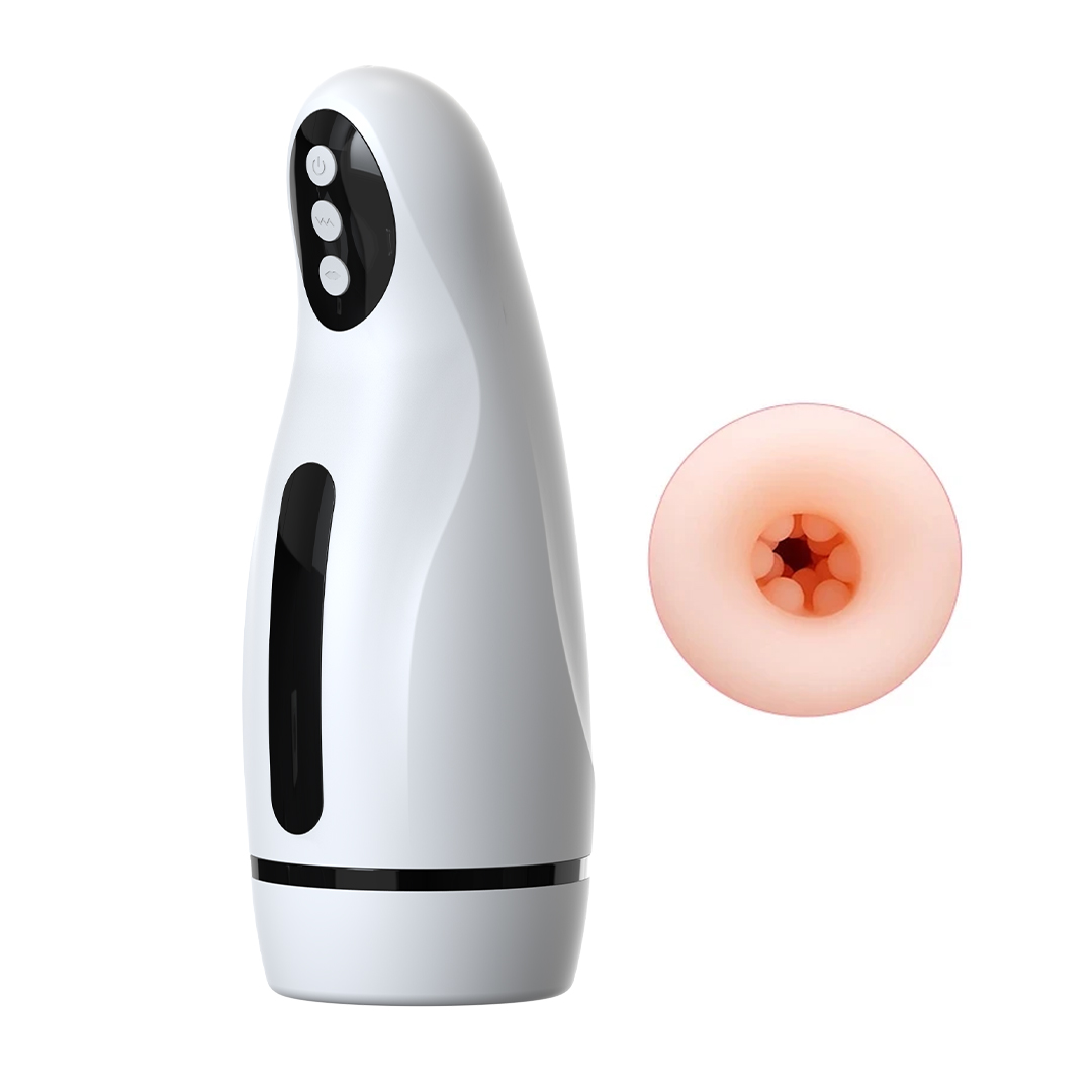 Masturbador Masculino Vibratório Texturizado