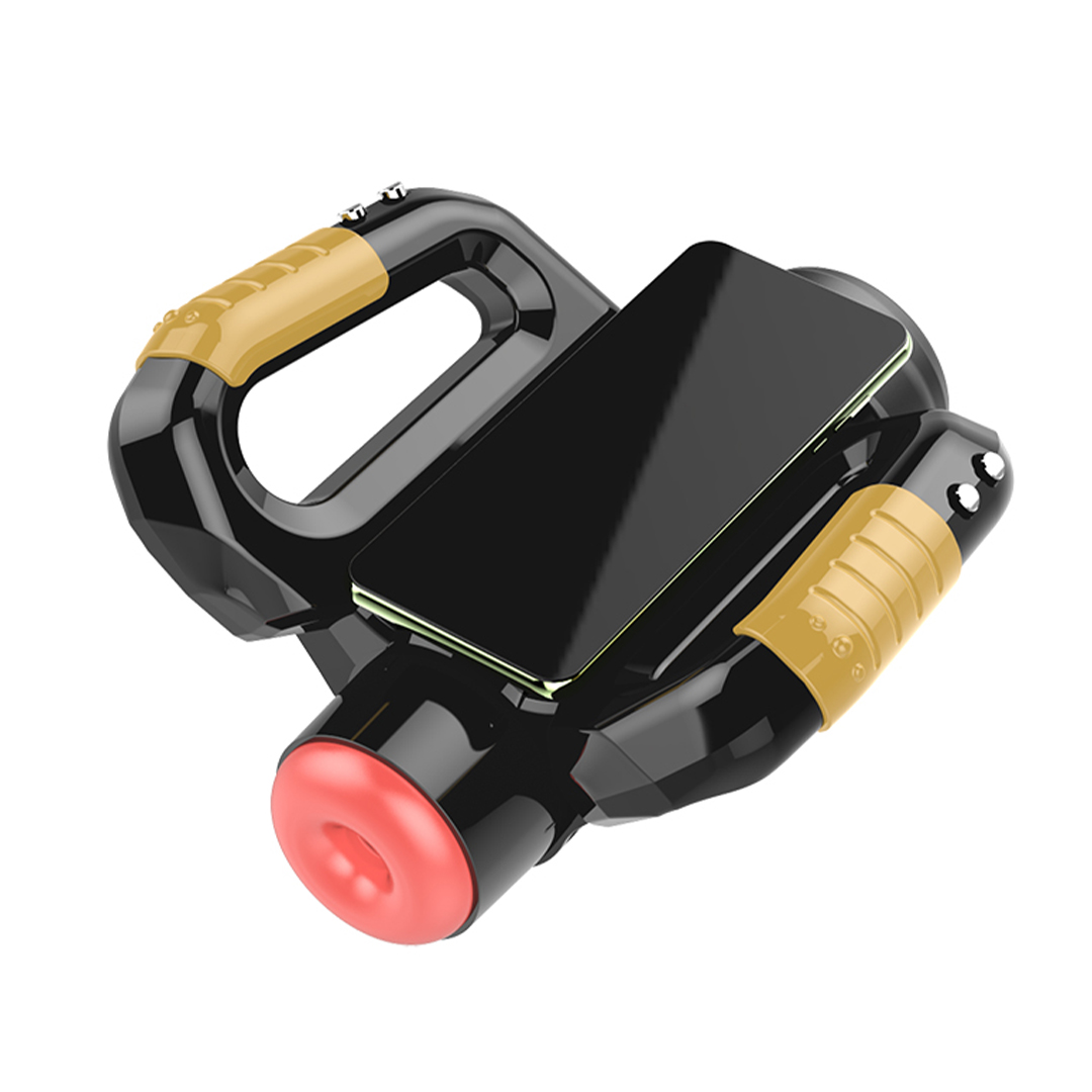 Masturbador Masculino Texturizado com Alça e Encaixe para Celular