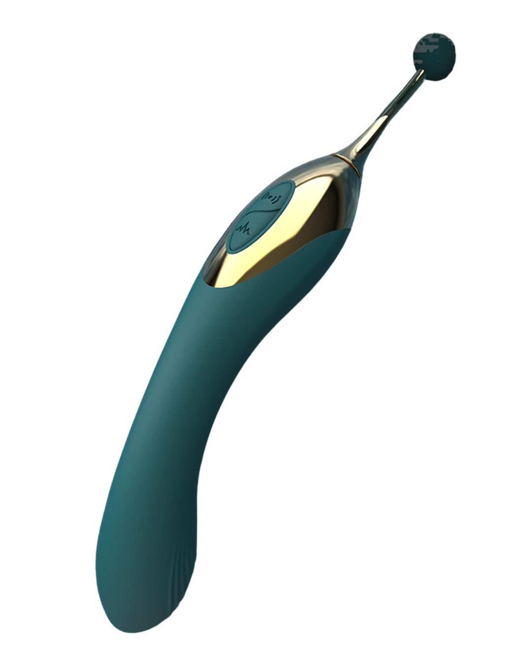 VIBRADOR COM MOTOR DUPLO E TRES PONTAS REMOVIVEIS