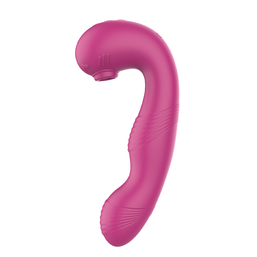 Sugador de Clitóris com Vibração e Movimento Giratório - 3 Cores