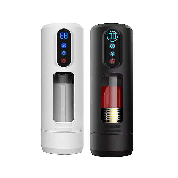 Masturbador Masculino Pulsador com Aquecimento e Display