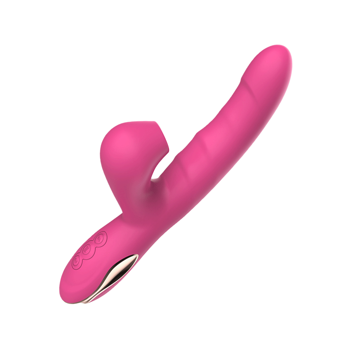 Vibrador com Sugador de Clitóris e Esferas Sobe e Desce - 图片 3