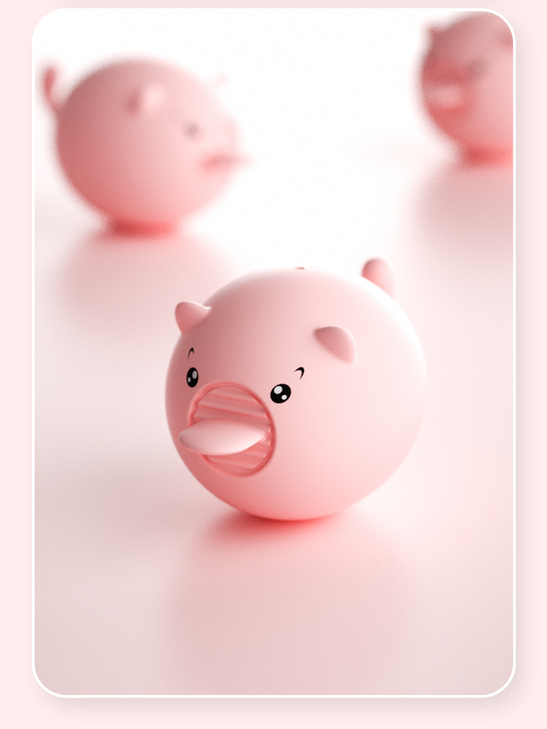 Porquinho Estimulador de Clitóris com Língua - 图片 2