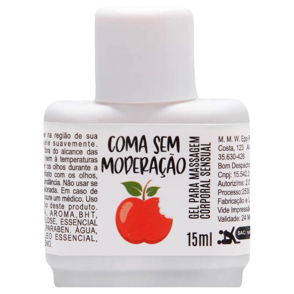Gel Coma Sem Moderação Tatoo 15Ml Segred Love