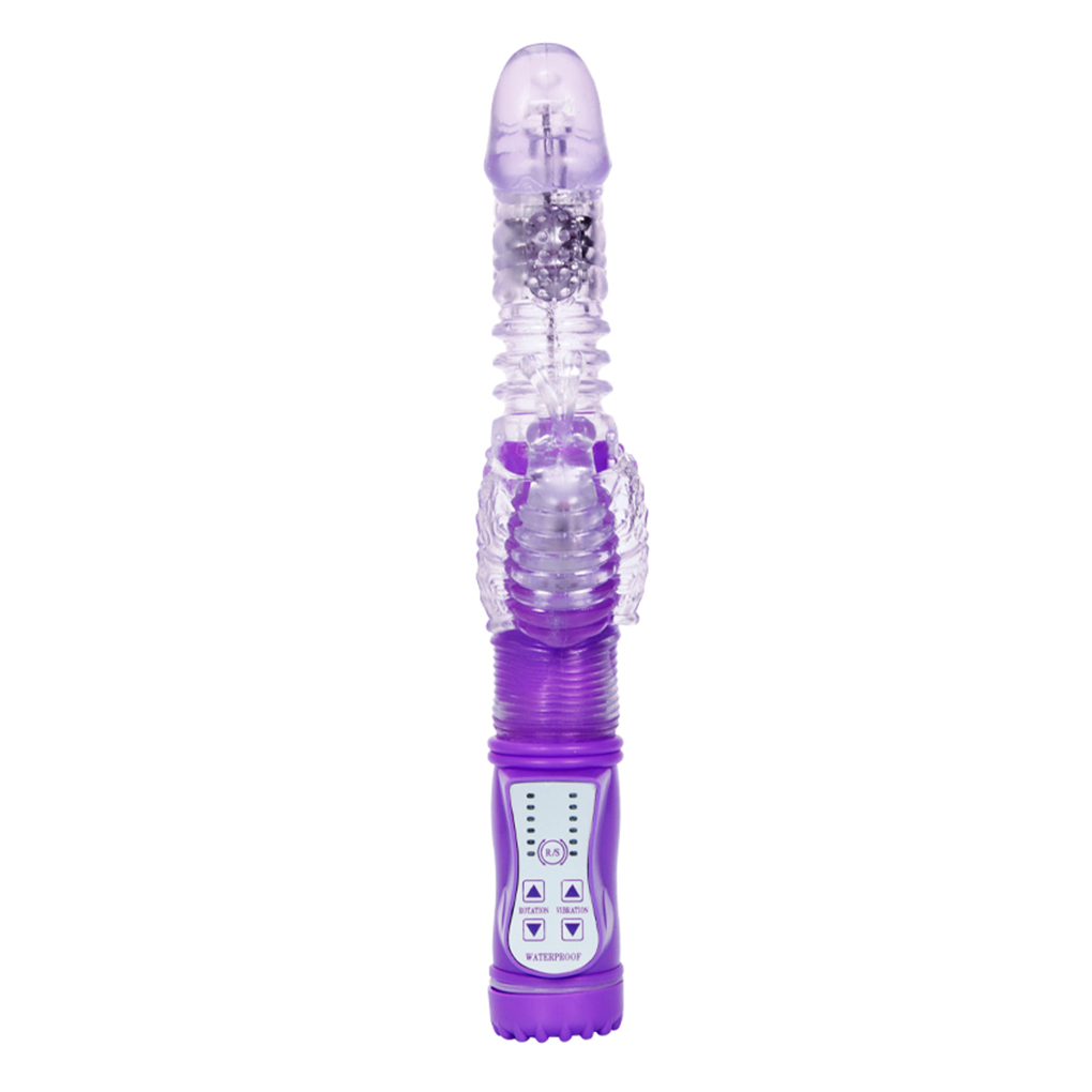 Vibrador Butterfly Rotativo Vai e Vem com Estimulador de Clitóris - 2 Cores - Recarregável - 图片 3