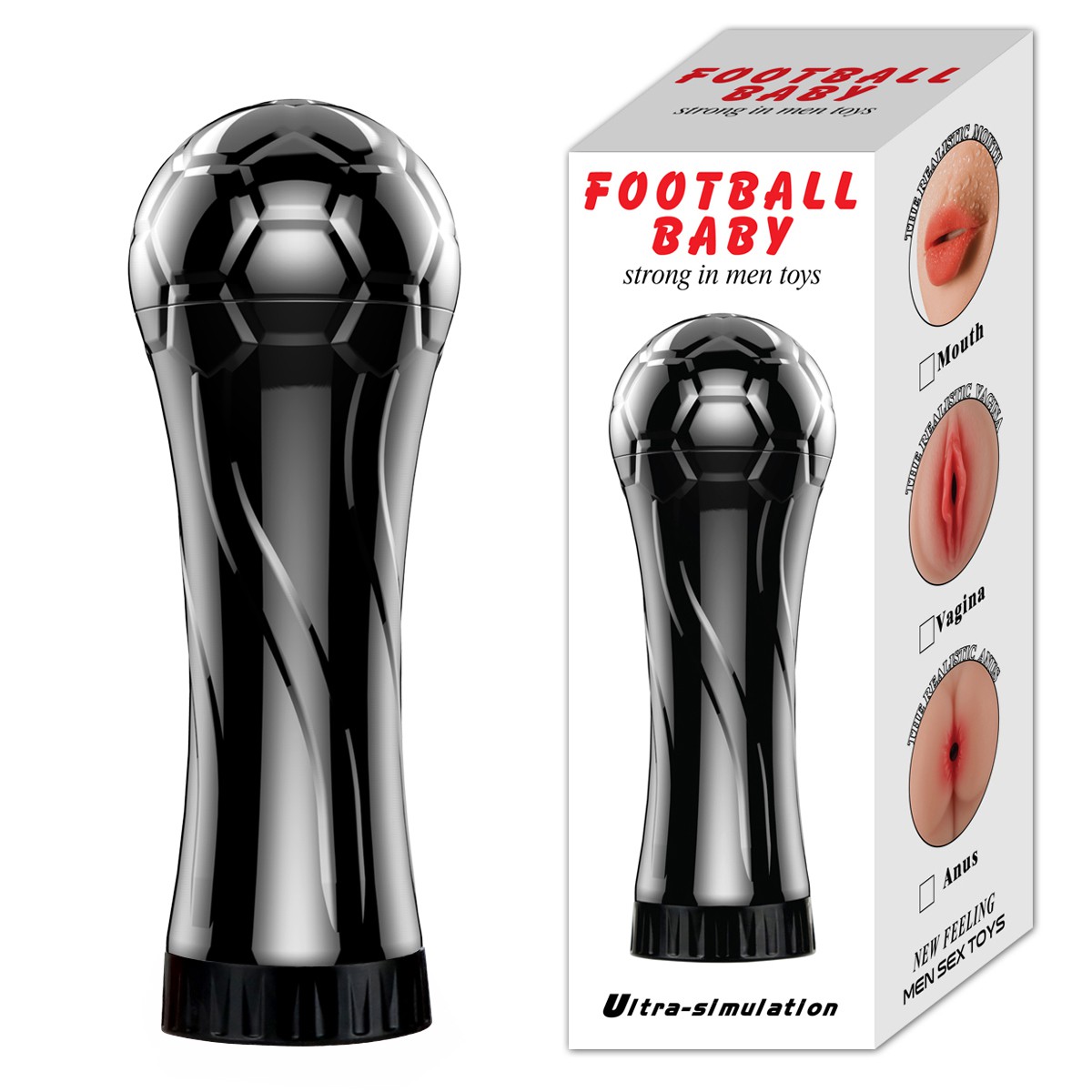 MASTURBADOR MASCULINO EM FORMATO DE TAÇA DE FUTBOL VAGINA REALISTICA TEXTURIZADA