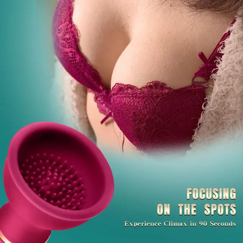 Estimulador Vibratório de Mamilos e Clitóris - 3 Cores - 图片 3