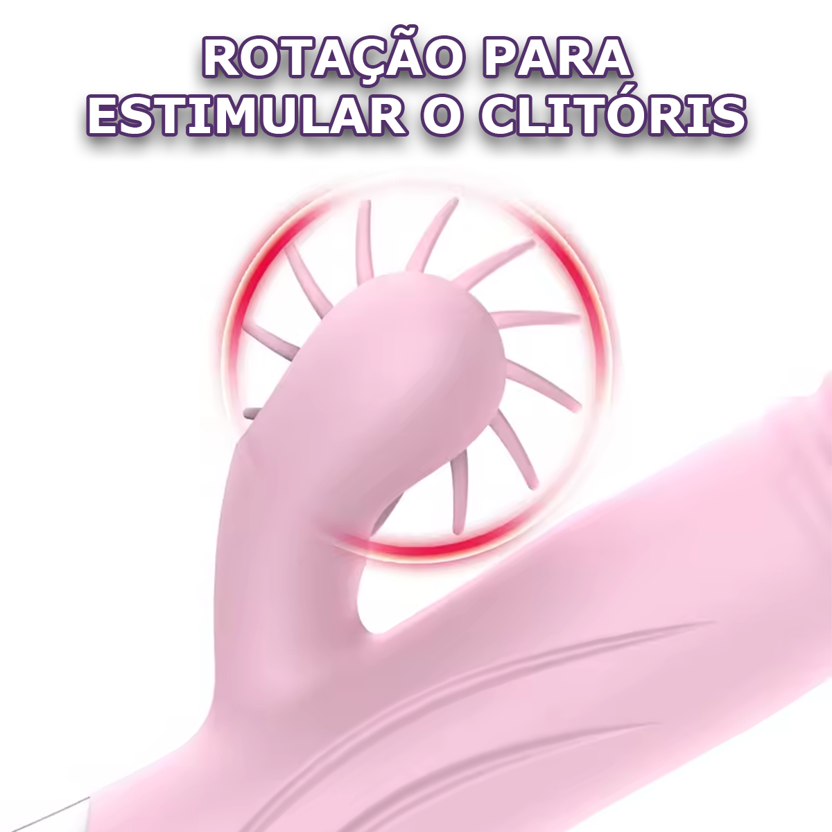 Vibrador com Vai e Vem e Rotação de Língua - Xuanai - 图片 3