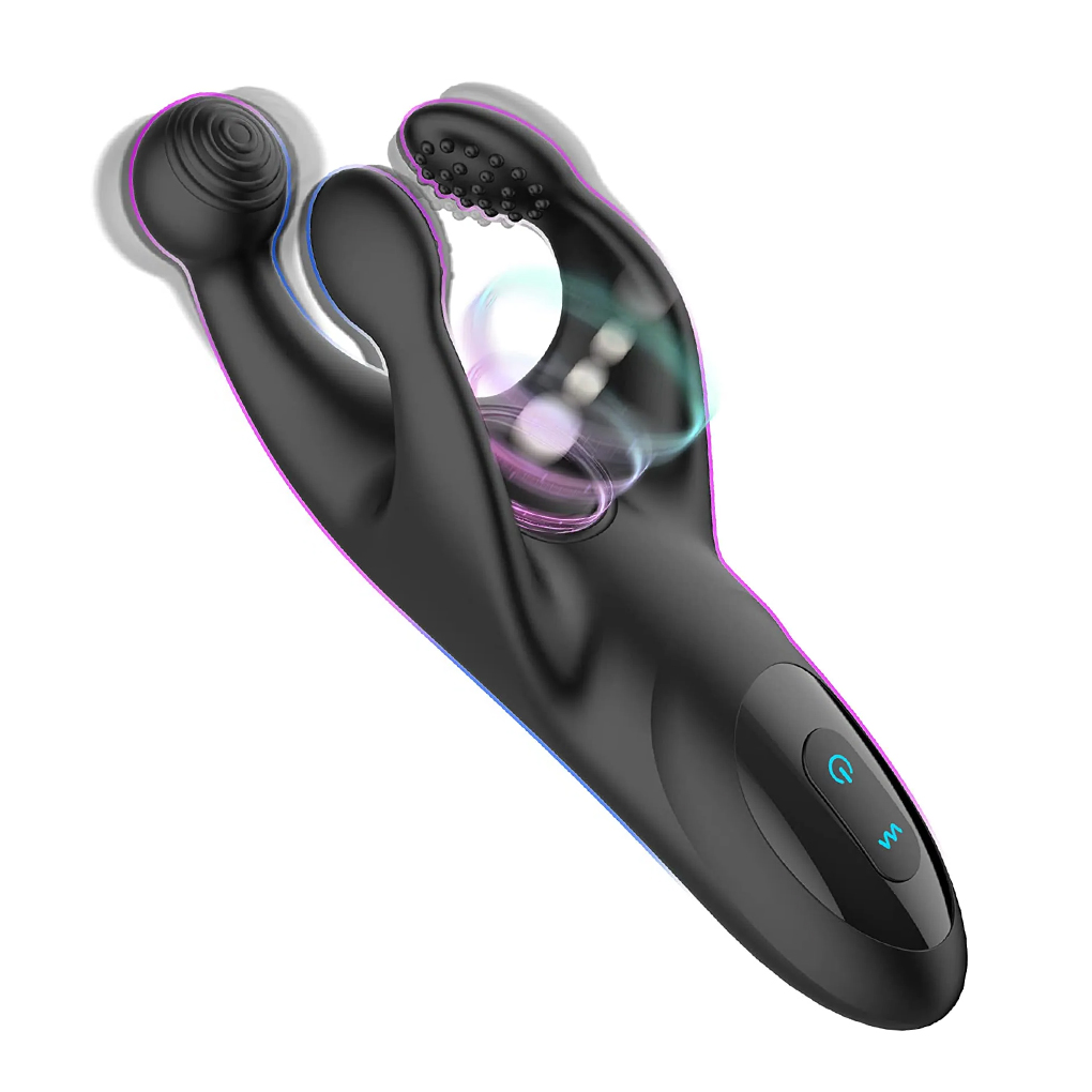 Masturbador Masculino Pulsador com Vibração e Estimulador de Ânus - 图片 4