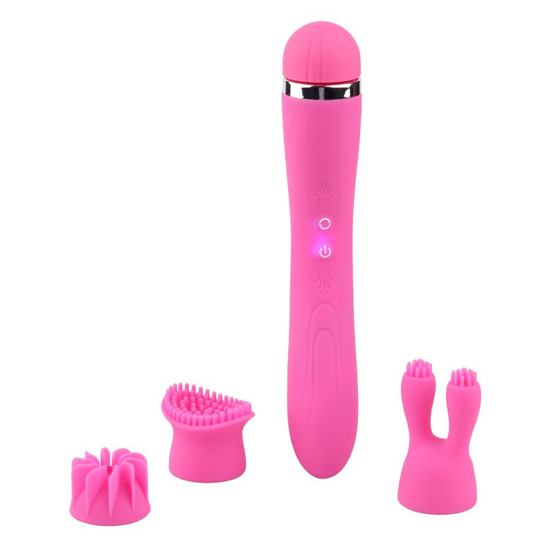 Vibrador Ponto G Recarregável C/Acessórios