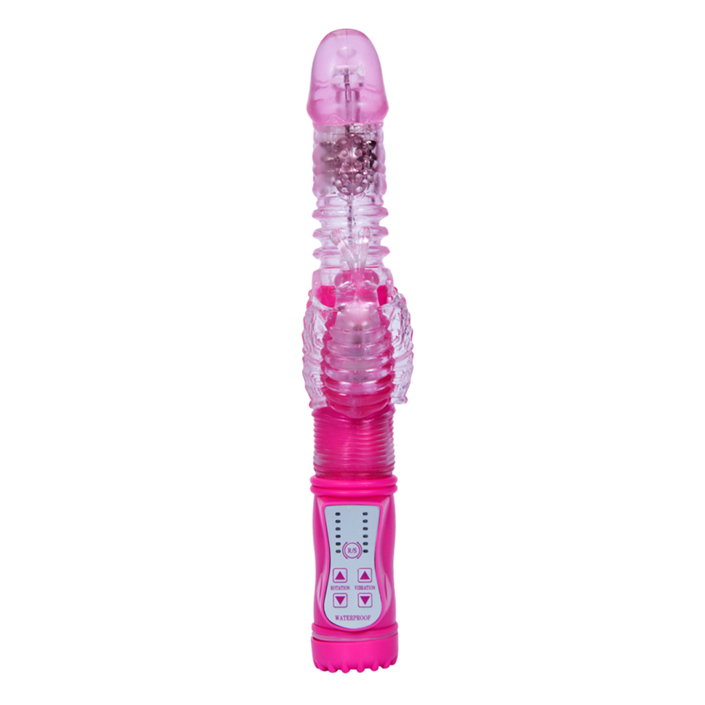 Vibrador Butterfly Rotativo Vai e Vem com Estimulador de Clitóris - 2 Cores - Recarregável - 图片 4