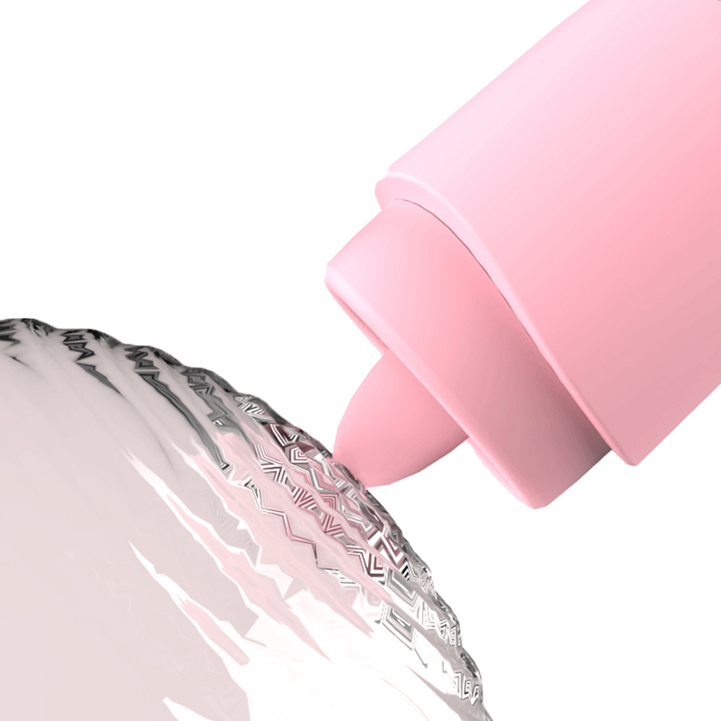 Vibrador Texturizado Ponto G com Língua Estimuladora de Clitóris - 2 Cores - 图片 4