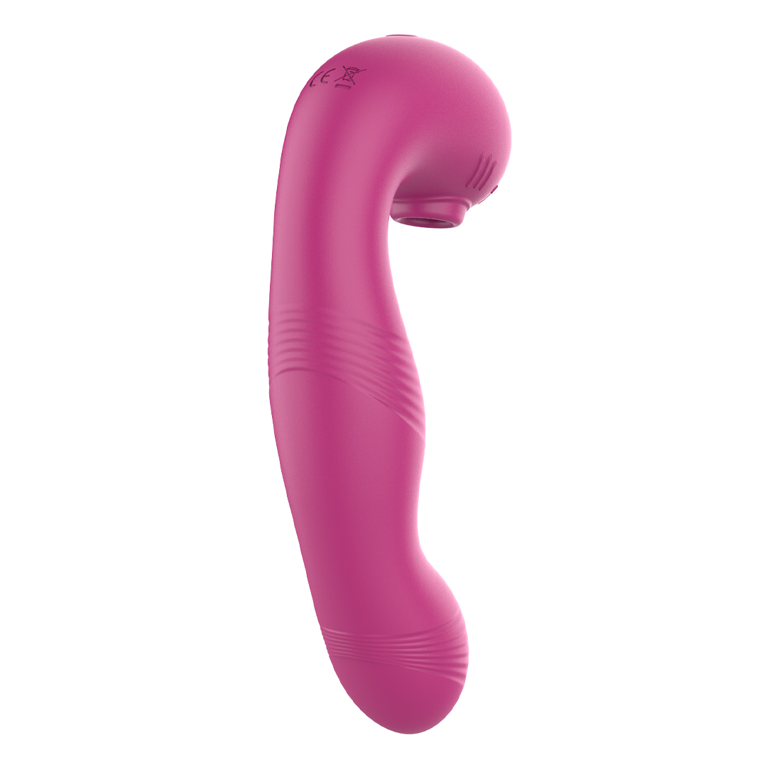 Sugador de Clitóris com Vibração e Movimento Giratório - 3 Cores - 图片 5