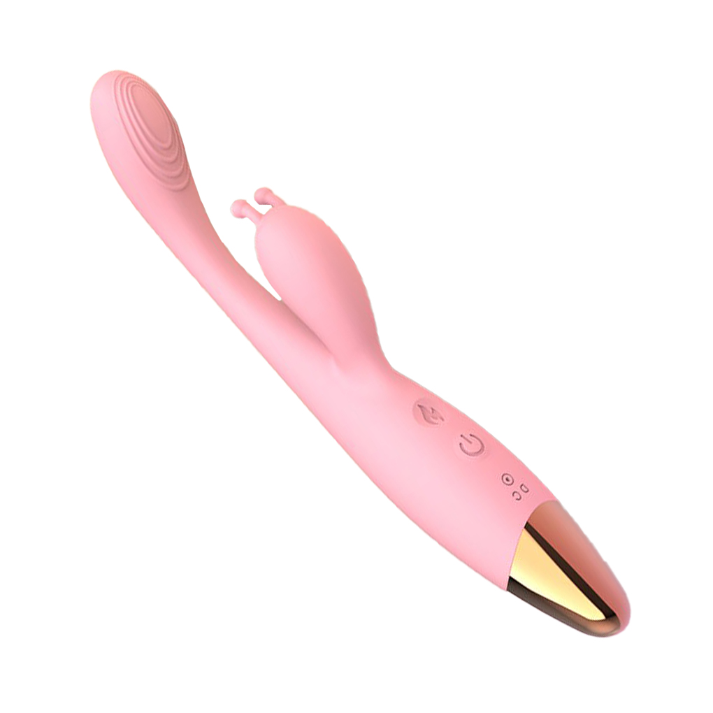 Vibrador com Estimulador de Clitóris e Aquecimento